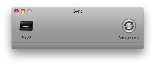 Nokia N900 und iSync