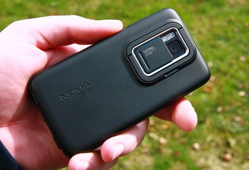 N900 5 MP Kamera auf der Rückseite